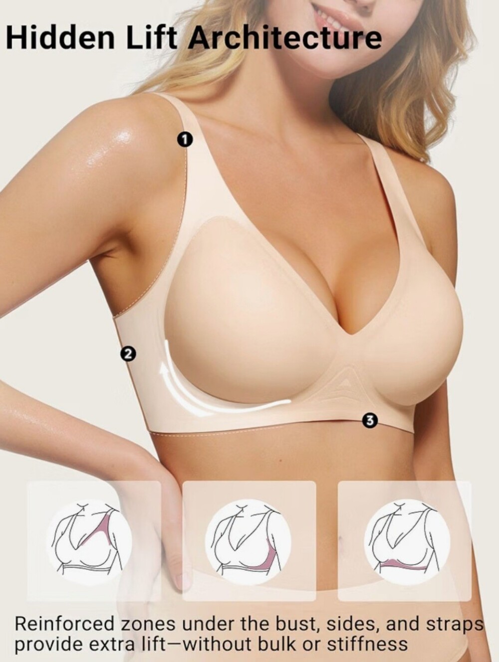 As Fairy Deep V Push Up Bra